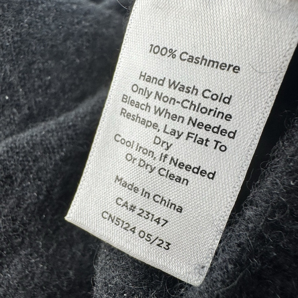 Made in Italy Cashmere Bucket Hat Women S Black 100% Wool 20s Flapper Elegant - Picture 6 of 8